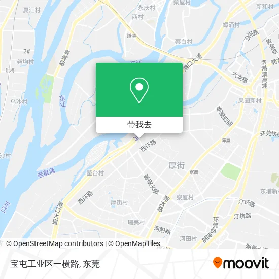 宝屯工业区一横路地图