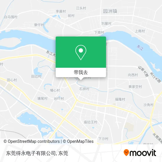 东莞得永电子有限公司地图
