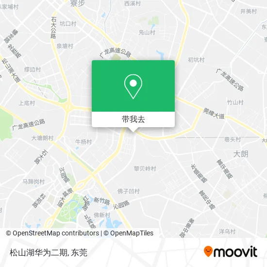 松山湖华为二期地图