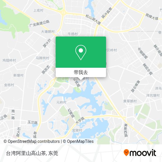 台湾阿里山高山茶地图