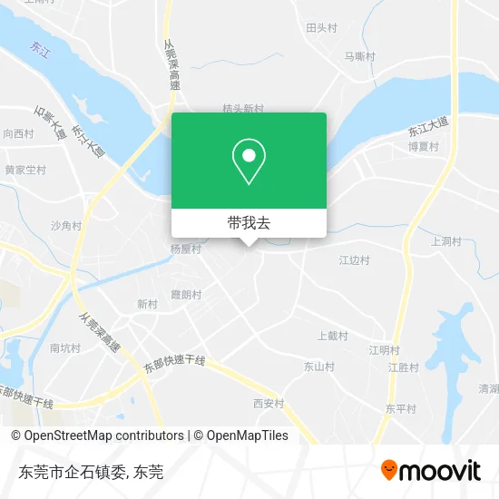 东莞市企石镇委地图