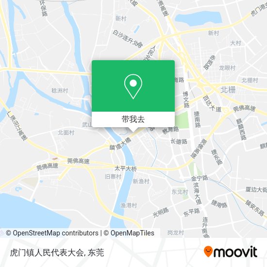 虎门镇人民代表大会地图