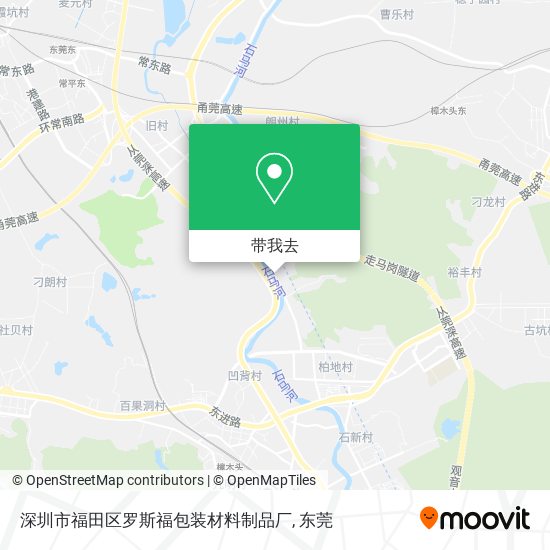 深圳市福田区罗斯福包装材料制品厂地图