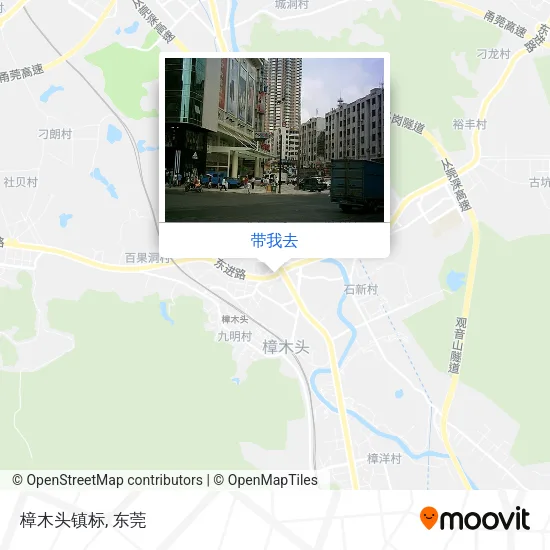 樟木头镇标地图