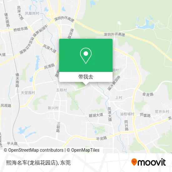 熙海名车(龙福花园店)地图