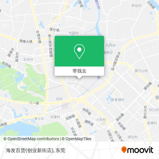 海发百货(创业新街店)地图