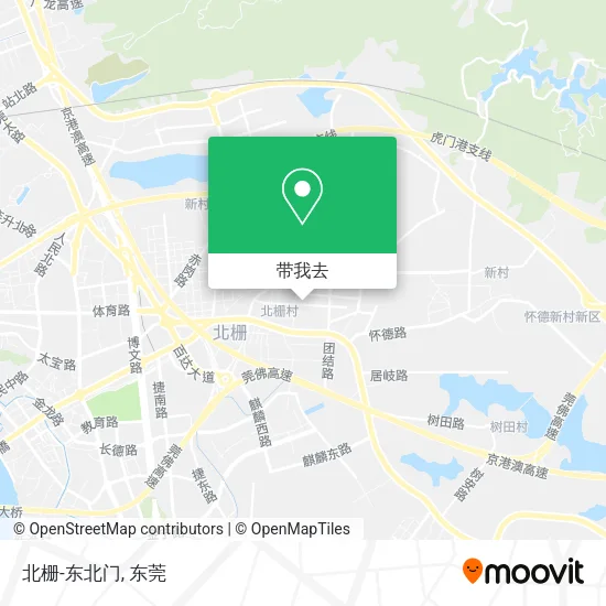 北栅-东北门地图