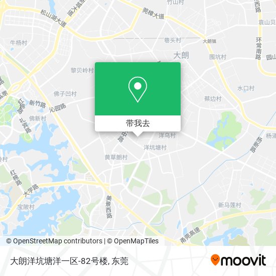 大朗洋坑塘洋一区-82号楼地图