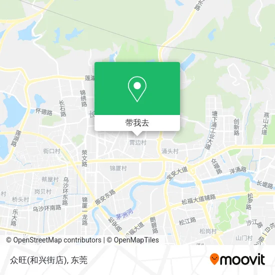 众旺(和兴街店)地图