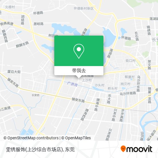 雯绣服饰(上沙综合市场店)地图