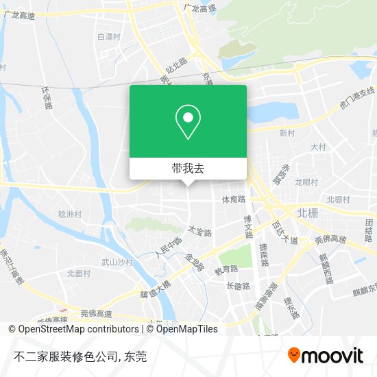 不二家服装修色公司地图