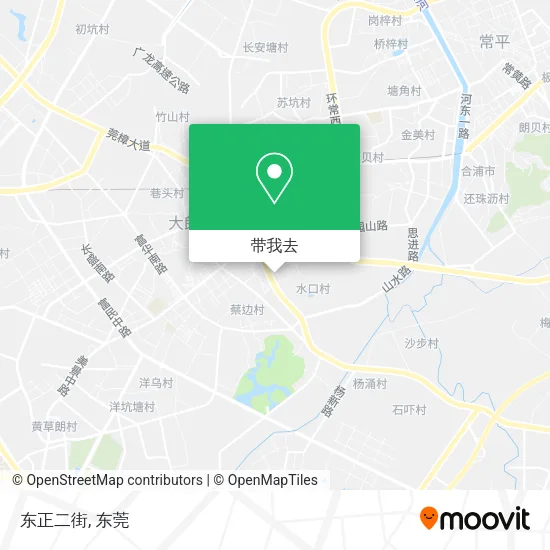 东正二街地图