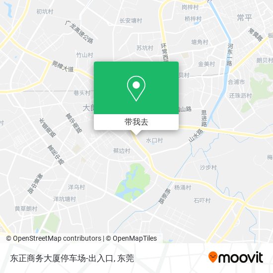 东正商务大厦停车场-出入口地图
