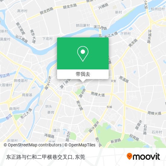 东正路与仁和二甲横巷交叉口地图