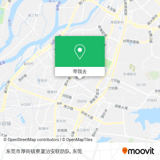 东莞市厚街镇寮厦治安联防队地图