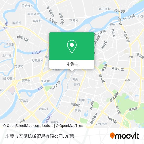 东莞市宏昆机械贸易有限公司地图