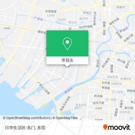 日华生活区-东门地图