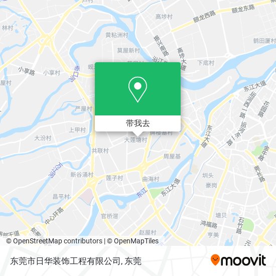 东莞市日华装饰工程有限公司地图