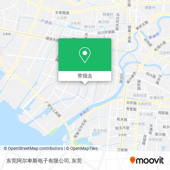 东莞阿尔卑斯电子有限公司地图