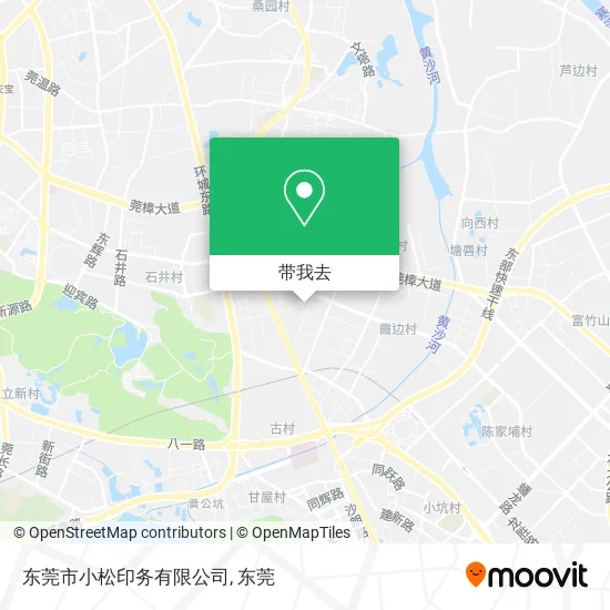 东莞市小松印务有限公司地图
