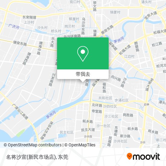 名将沙宣(新民市场店)地图