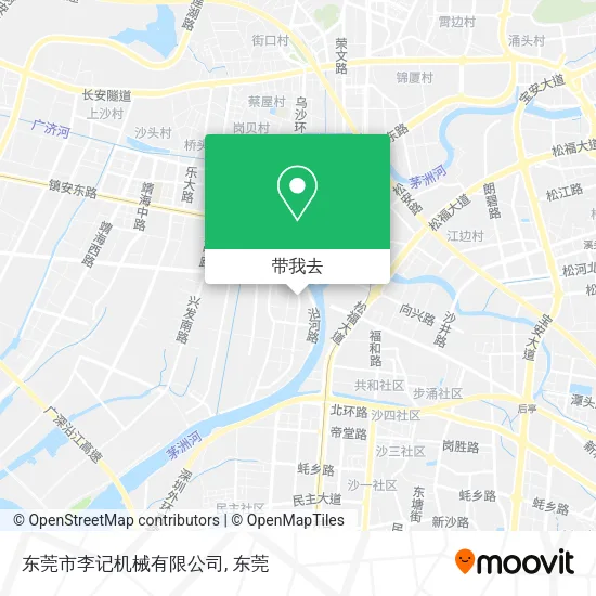 东莞市李记机械有限公司地图