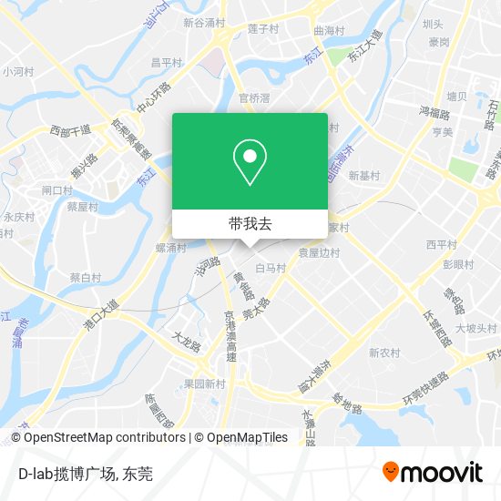 D-lab揽博广场地图