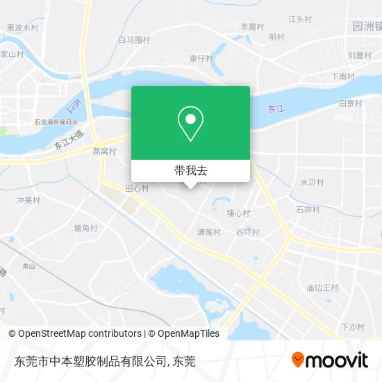 东莞市中本塑胶制品有限公司地图