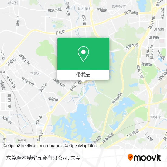 东莞精本精密五金有限公司地图