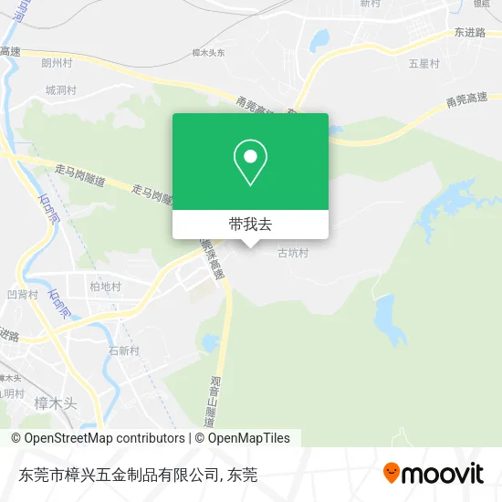 东莞市樟兴五金制品有限公司地图