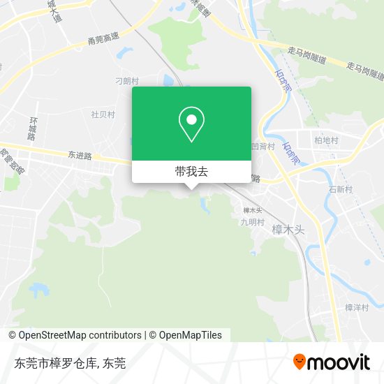 东莞市樟罗仓库地图