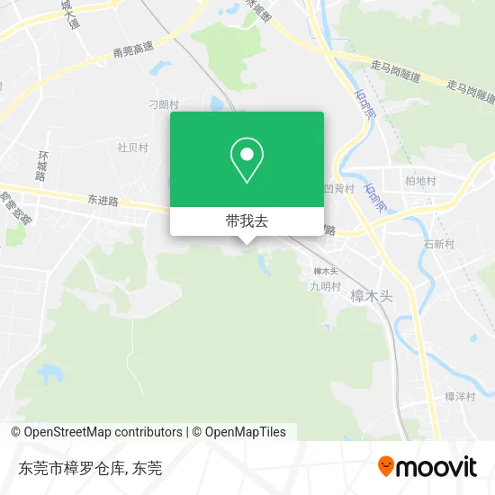 东莞市樟罗仓库地图