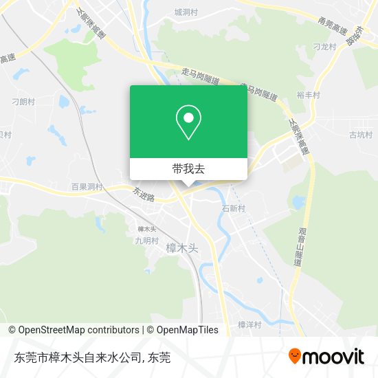 东莞市樟木头自来水公司地图