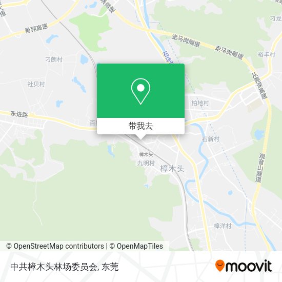 中共樟木头林场委员会地图