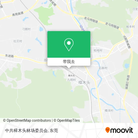 中共樟木头林场委员会地图