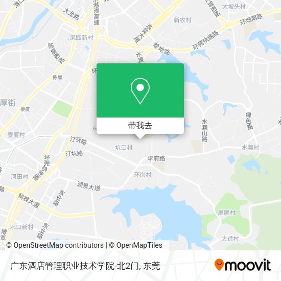 广东酒店管理职业技术学院-北2门地图