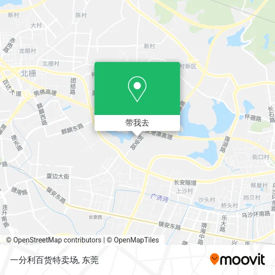 一分利百货特卖场地图