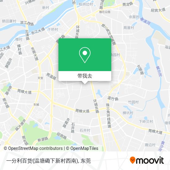 一分利百货(温塘磡下新村西南)地图