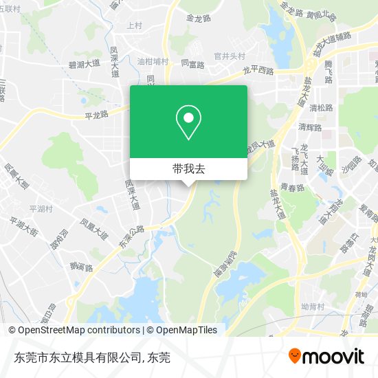 东莞市东立模具有限公司地图