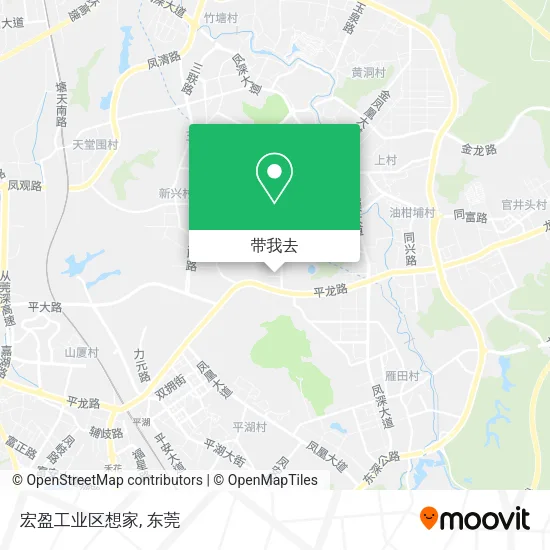 宏盈工业区想家地图