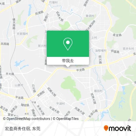 宏盈商务住宿地图