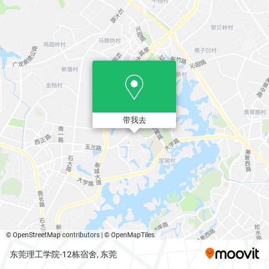 东莞理工学院-12栋宿舍地图