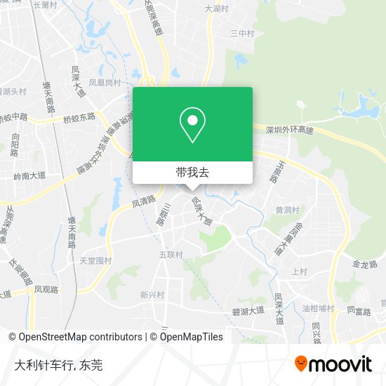 大利针车行地图