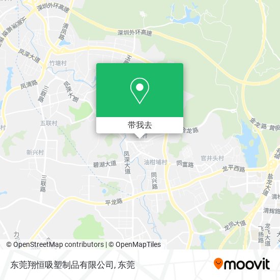 东莞翔恒吸塑制品有限公司地图