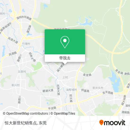 恒大新世纪销售点地图