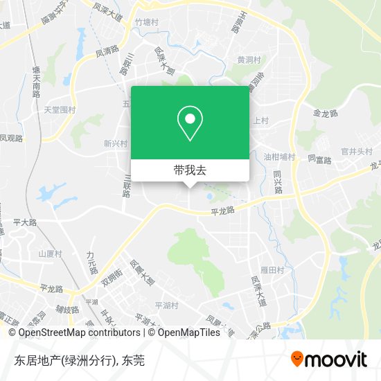 东居地产(绿洲分行)地图