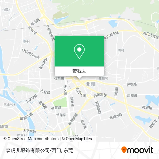森虎儿服饰有限公司-西门地图