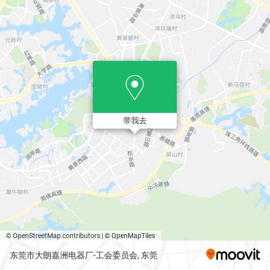 东莞市大朗嘉洲电器厂-工会委员会地图