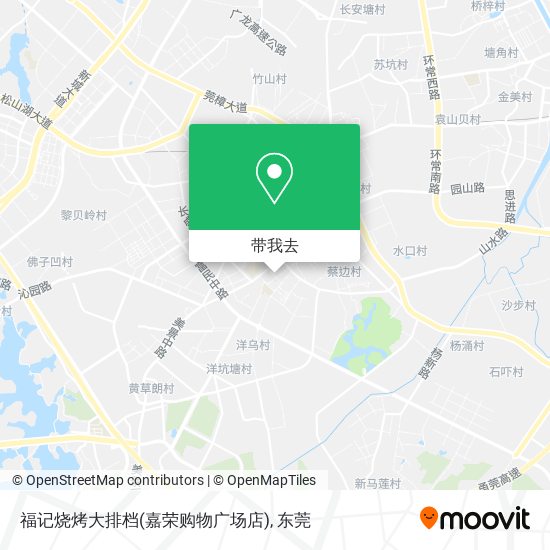 福记烧烤大排档(嘉荣购物广场店)地图