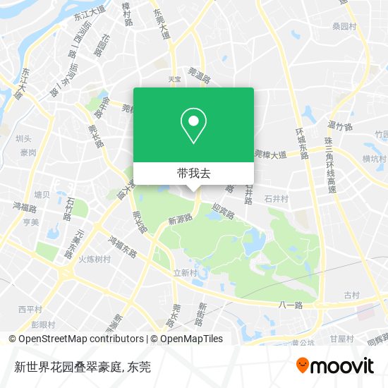 新世界花园叠翠豪庭地图